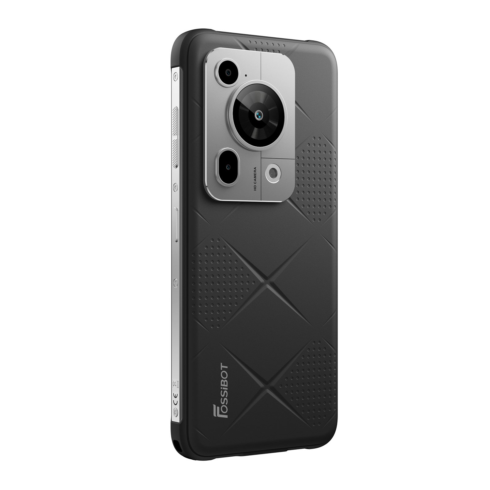 Telefon mobil FOSSiBOT F112 Pro 5G, Negru, 6.88” HD+ IPS, 24GB RAM(8GB+16GB extensibili), 256GB ROM, Android 14, Incarcare inversa, 50MP+16MP, 18W, Dual SIM Hybrid