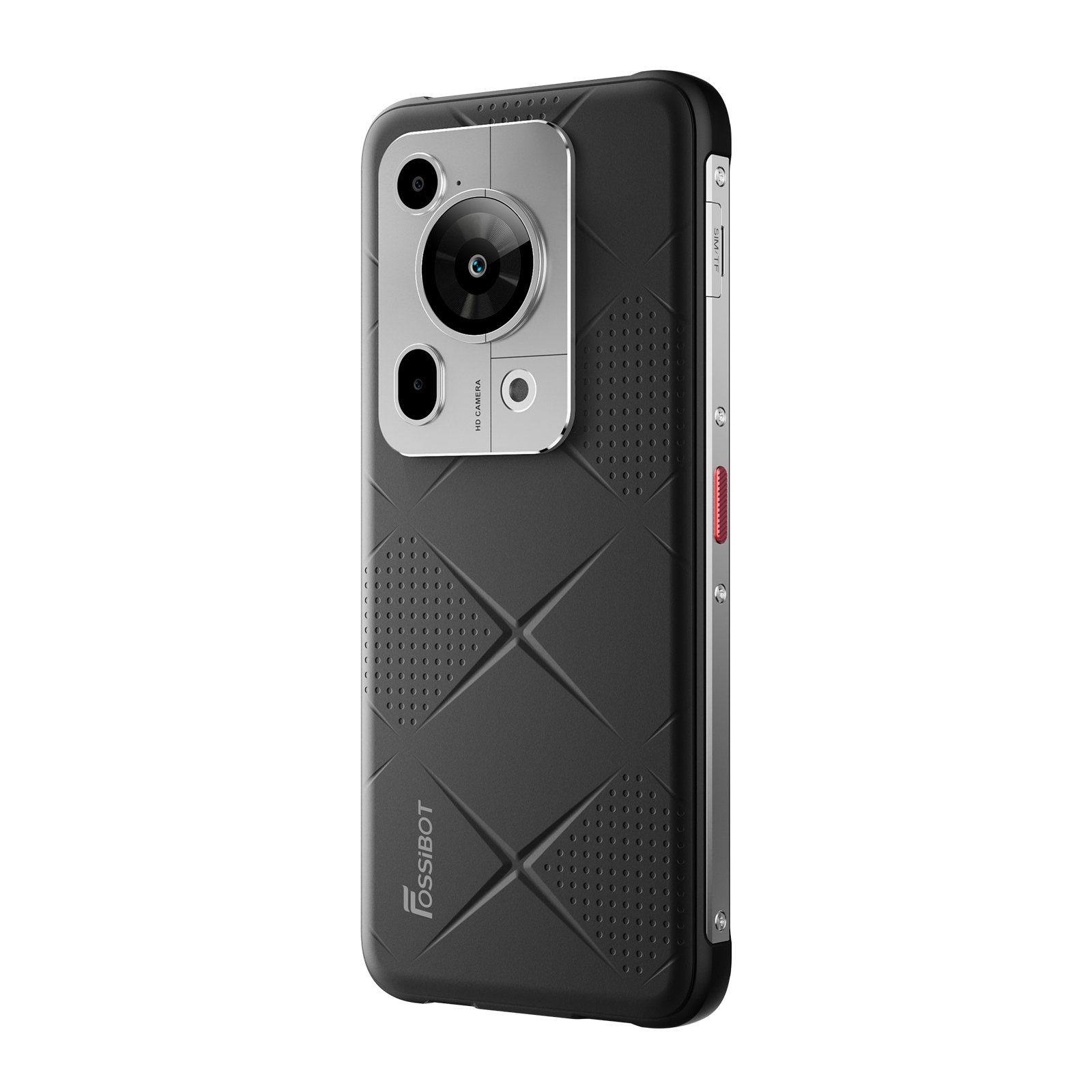 Telefon mobil FOSSiBOT F112 Pro 5G, Negru, 6.88” HD+ IPS, 24GB RAM(8GB+16GB extensibili), 256GB ROM, Android 14, Incarcare inversa, 50MP+16MP, 18W, Dual SIM Hybrid