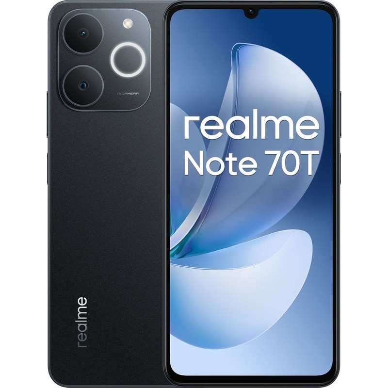 Telefon mobil Realme Note 70T, 4GB RAM, 128GB, Black - eMAG.ro