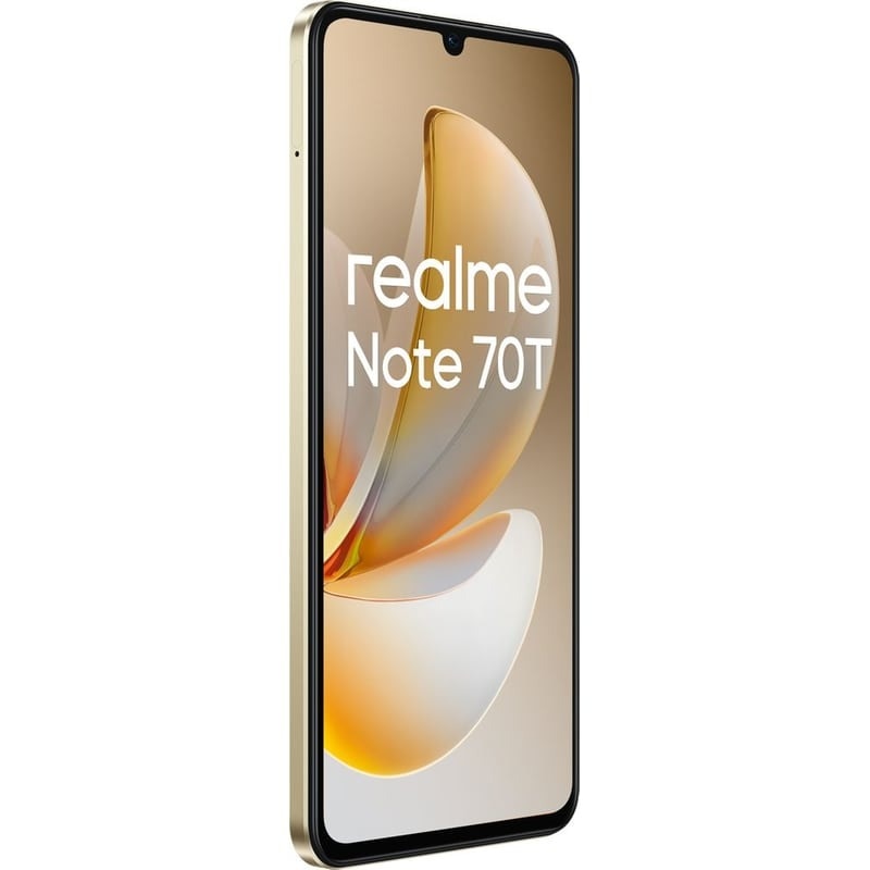Telefon mobil Realme Note 70T, 4GB RAM, 128GB, Gold