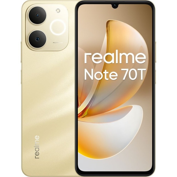 Смартфони Realme NOTE 70T 4 GB RAM 256 GB 6,74" Unisoc Златен