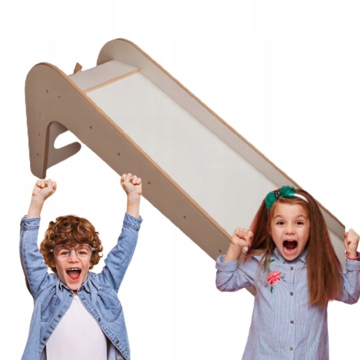 Tobogan copii, certificata, design scandinav, 143x43x64cm, lemn