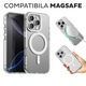 Husa pentru Apple iPhone 16 Pro Max DaDen® CandyCase MagSafe, Antisoc, Incarcare wireless, Butoane protejate, Alb