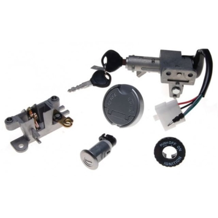 Ключ за запалване за скутер Kymco Agility 50cc (комплект)