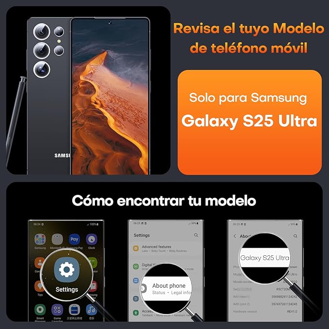 Husa Transparenta 3 in 1 pentru Samsung Galaxy S25 Ultra, cu 2 Folii din Sticla Securizata, Anti-Soc, Anti-Ingalbenire