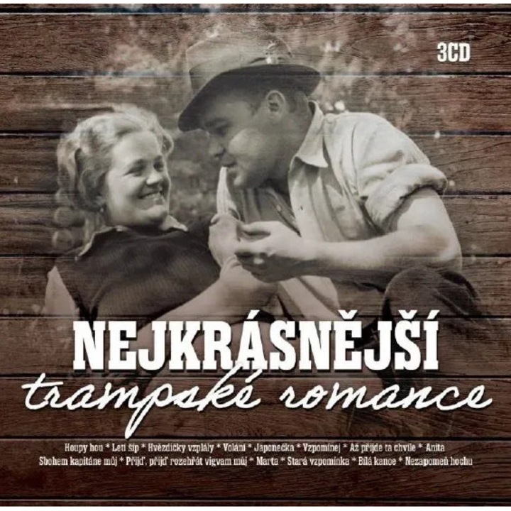 CD Nejkrasnejsi trampske romance, Multiland, muzica ceha, 1 disc