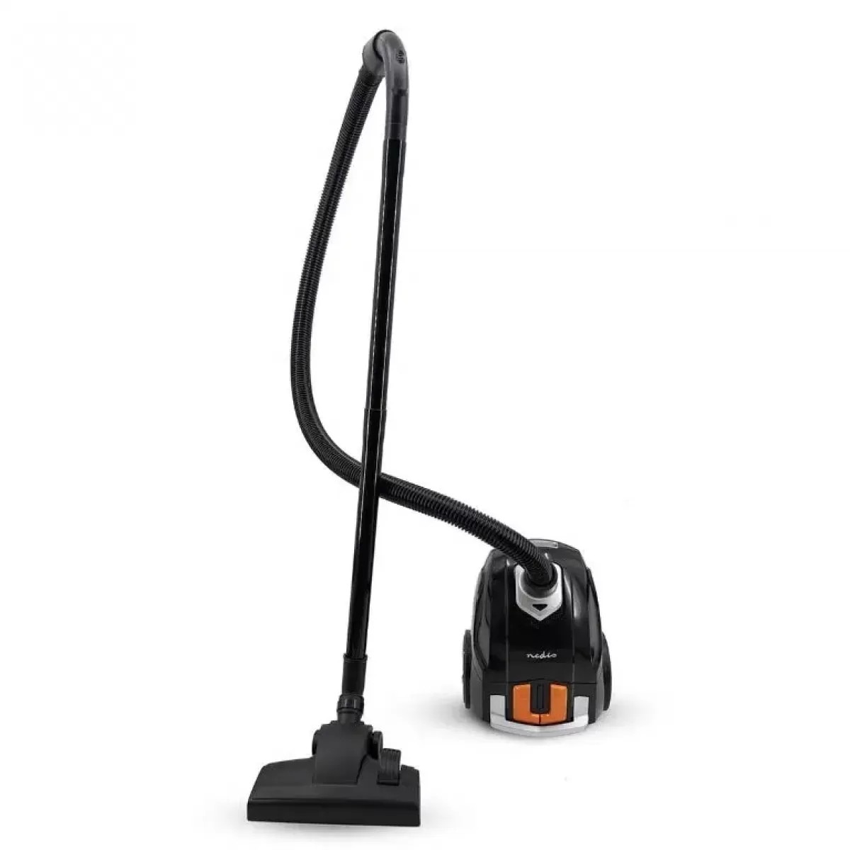 Aspirator cu Sac Nedis VCBG100BKG Capacitate Colectare Praf 2L Filtru HEPA 700W Negru/Portocaliu