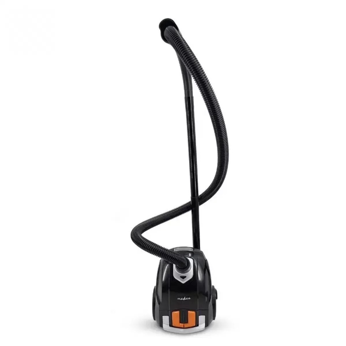 Aspirator cu Sac Nedis VCBG100BKG Capacitate Colectare Praf 2L Filtru HEPA 700W Negru/Portocaliu