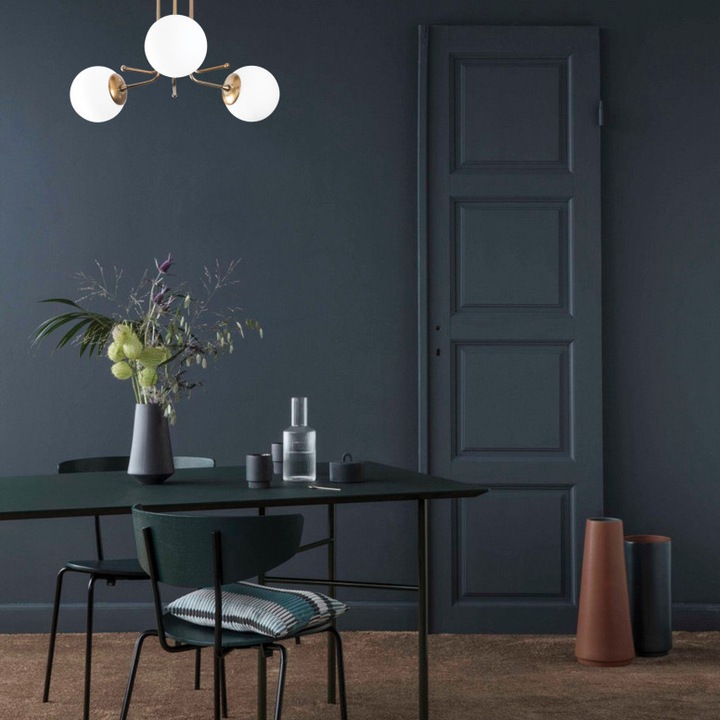 Lustra Evo Light V905 E27, Auriu Alb