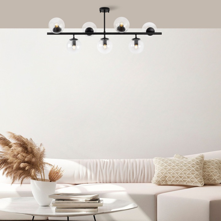 Lustra Evo Light V1074 E27, Negru