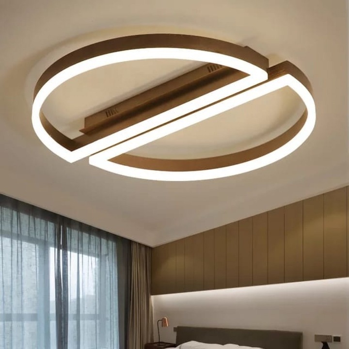 Lustra LED Cu Telecomanda, Elit's Esn5199-500 CF, 160w, Maro Coffee