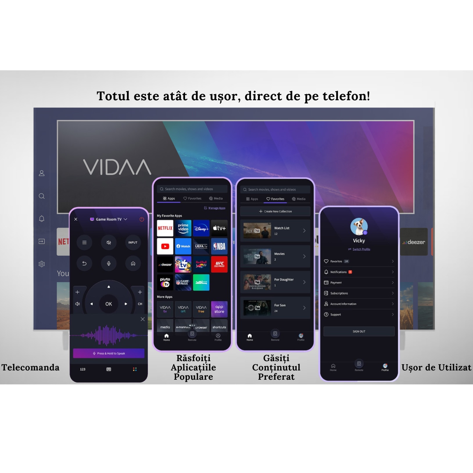 Televizor NEI LED 32NE4901, 80 cm, Smart, HD, Clasa E