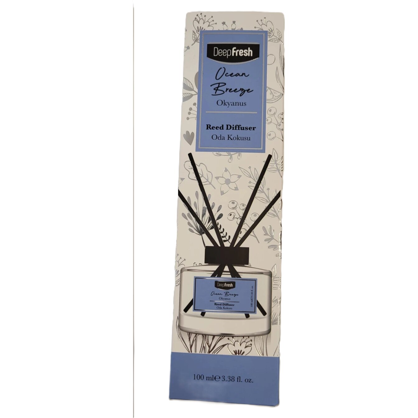 Deep Fresh Odorizant de Camera Ocean Breeze 100ml, Difuzor cu