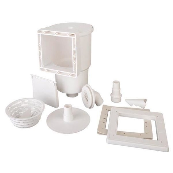 Скимер стандартен XCRH за стоманени басейни, бял, с връщаща дюза