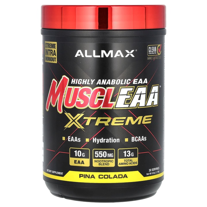 Proteina, AllMax, aroma de Pina Colada, 532 g