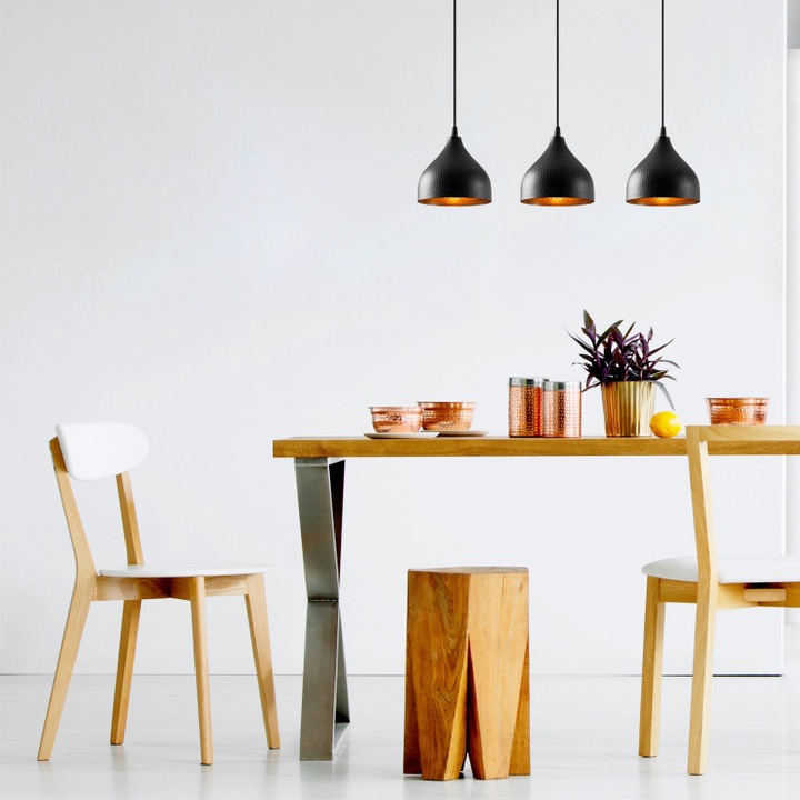 Lustra Evo Light V1571 E27, Negru