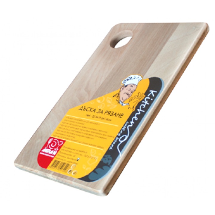 Tocator RAKI bucatarie din lemn pentru paine MIRA 26x15x1, 6cm