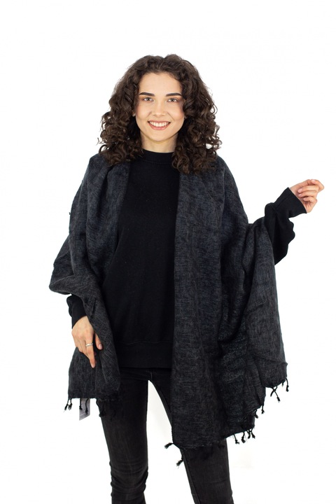 Esarfa tip sal - Negru Free Size