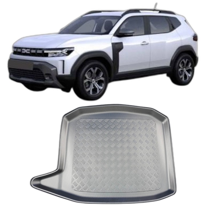 Tavita Auto Portbagaj DACIA DUSTER III LPG din 06.2024 - PREZENT, CAROSERIE SUV, 4X2, PORTBAGAJ INFERIOR, FARA PODEA DUBLA, protectie portbagaj, compatibil cu autoturismul DACIA DUSTER III LPG, Aristar BSC