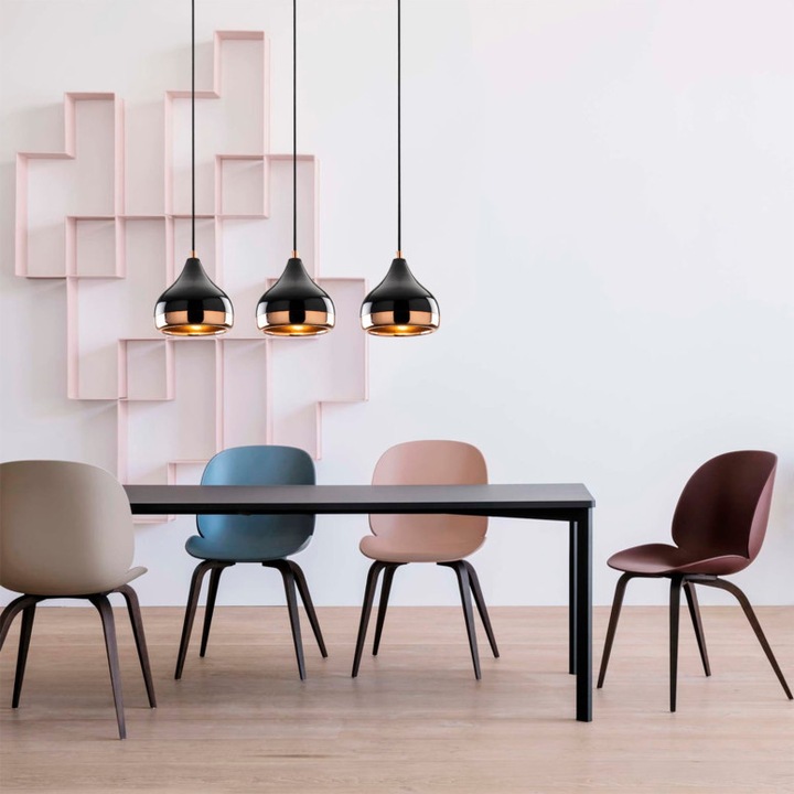 Lustra Evo Light V1742 E27, Negru Cupru