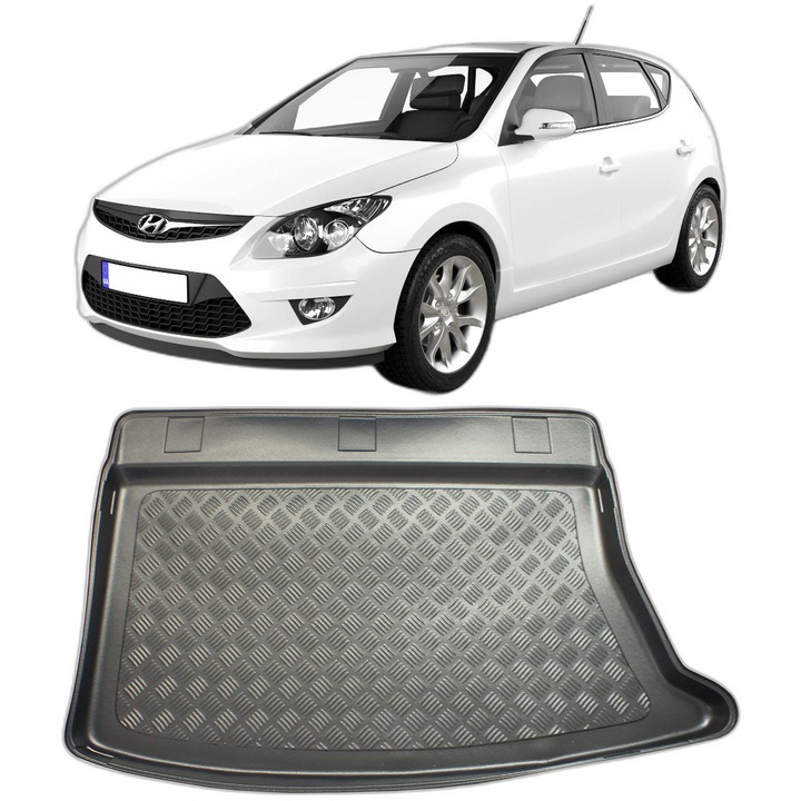 Tavita Auto Portbagaj HYUNDAI I30 I, CAROSERIE HATCHBACK, din 07.2007 - 01.2012, ROATA REZERVA INGUSTA / KIT REPARATIE, protectie portbagaj, compatibil cu autoturismul HYUNDAI I30 I, Aristar BSC