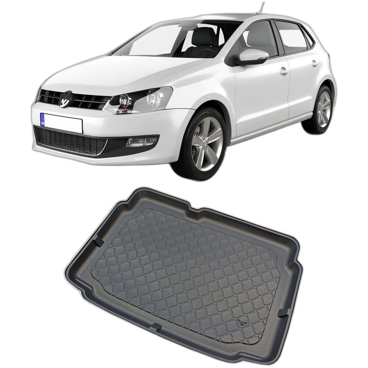 Tavita Auto Portbagaj VOLKSWAGEN POLO V, CAROSERIE HATCHBACK, din 05.2009 - 09.2017, PORTBAGAJ INFERIOR, protectie portbagaj, compatibil cu autoturismul VOLKSWAGEN POLO V, Aristar GRD