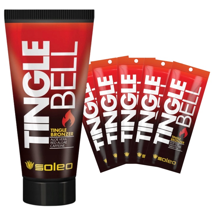 Soleo Tingle Bell, Bronzosító, 150ml + Soleo Tingle Bell, 5 db 15ml-es üveg