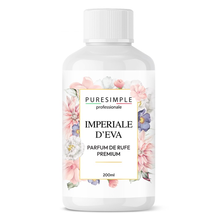 Imperiale D'Eva mosószer parfüm 200 ml, rózsa és pézsma aromákkal, folyékony