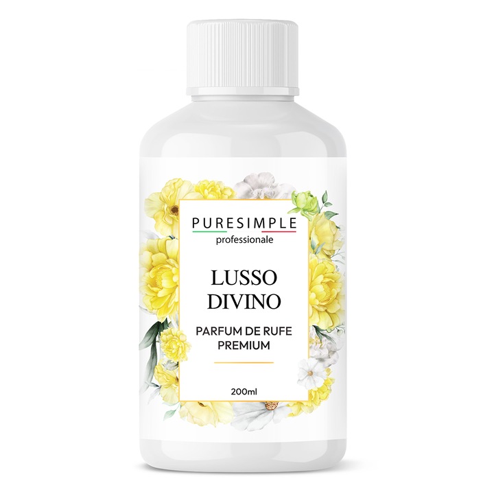 Lusso Divino koncentrált mosószer parfüm, vanília és orchidea, 200 ml