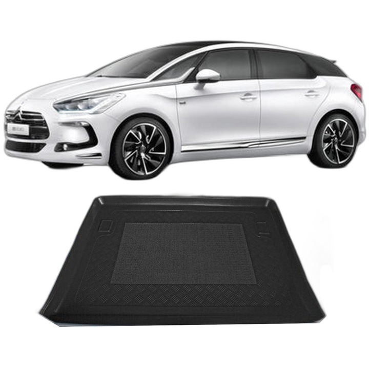 Tavita Auto Portbagaj DS 5, CAROSERIE HATCHBACK, din 01.2012 - 12.2018, FARA SUBWOOFER, protectie portbagaj, compatibil cu autoturismul DS 5, Aristar