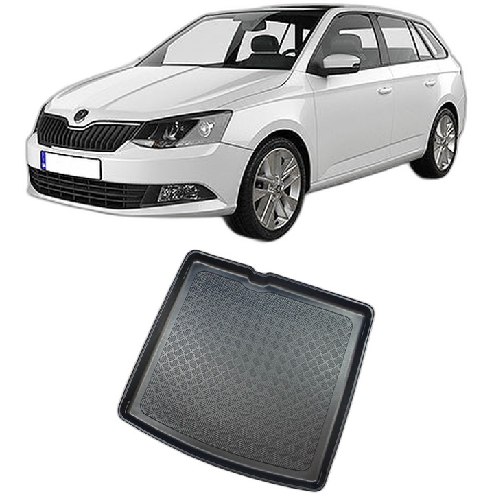 Tavita Auto Portbagaj SKODA FABIA III, CAROSERIE COMBI, din 01.2015 - 08.2021, PORTBAGAJ INFERIOR, protectie portbagaj, compatibil cu autoturismul SKODA FABIA III, Aristar BSC