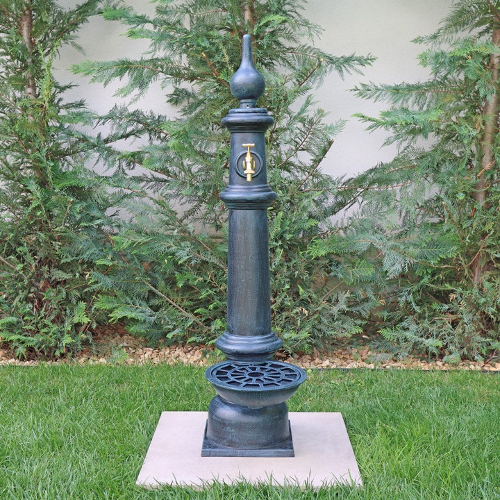 Cismea de gradina aluminiu Flora, gri