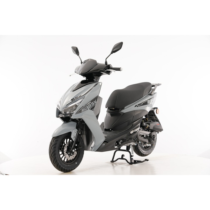 Scuter benzina, motor 49cc, model Cobra, 25km/h, fara permis, culoare gri