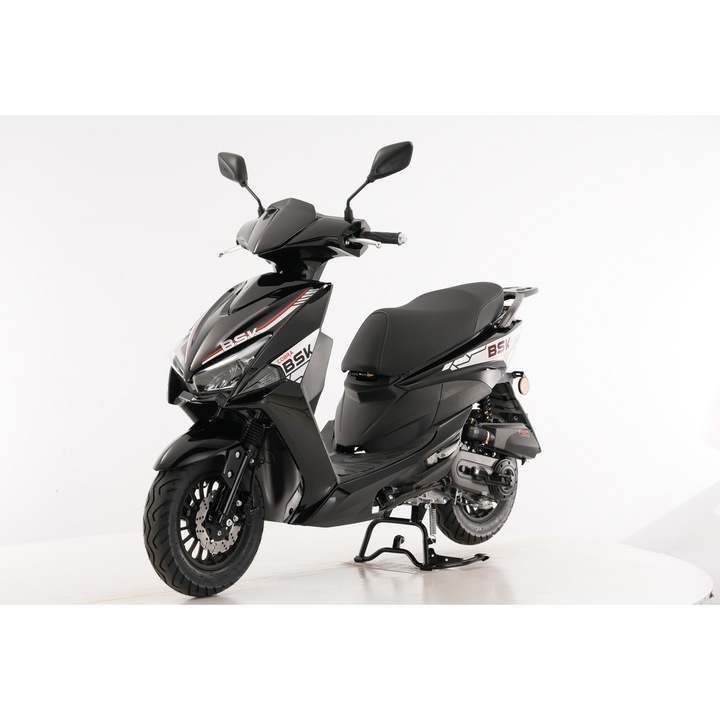 Scuter benzina, motor 49cc, model Cobra, 25km/h, fara permis, culoare negru