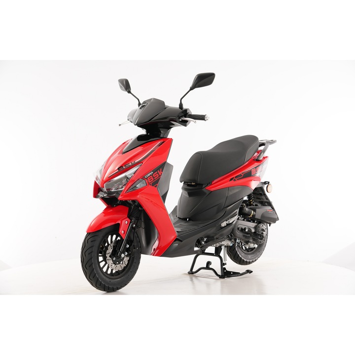Scuter benzina, motor 49cc, model Cobra, 25km/h, fara permis, culoare rosu