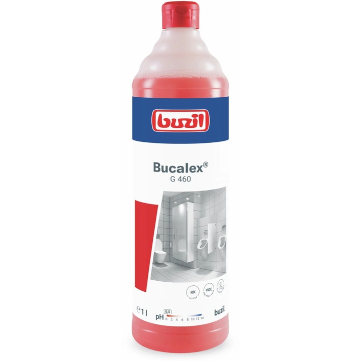 Detergent profesional intensiv pentru spatii sanitare Bucalex G460 1L Buzil