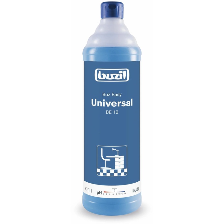 Detergent neutru multisuprafete buz easy, universal be10, 1l, Buzil