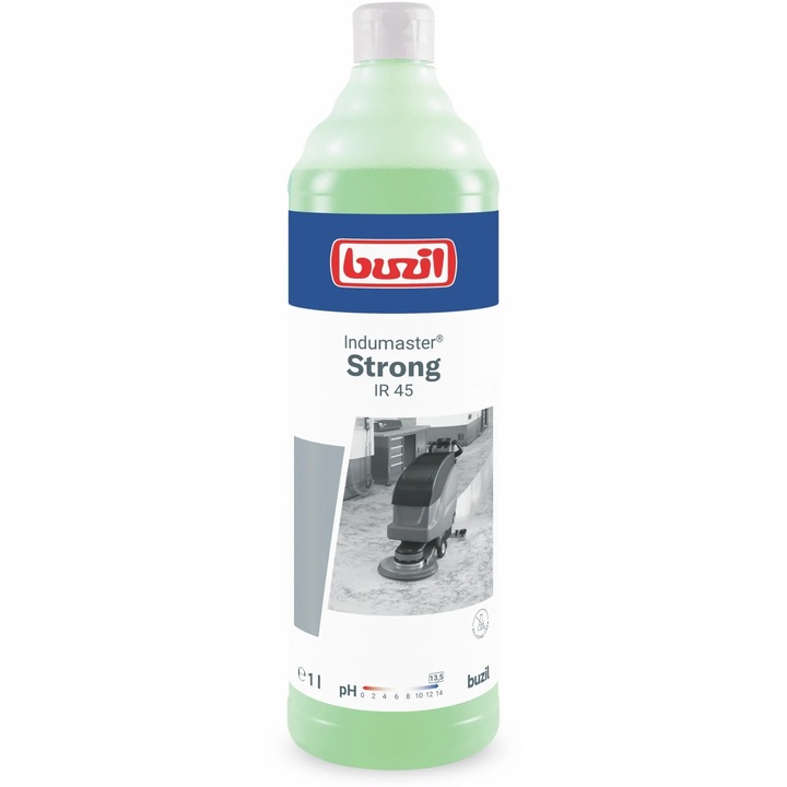 Detergent profesional pentru pardoseli industriale Indumaster Strong IR45 1L Buzil