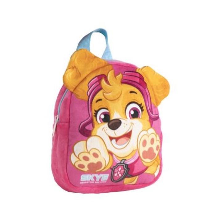 Mini Ghiozdan gradinita plus Paw Patrol Skye 22x18x8 cm Roz