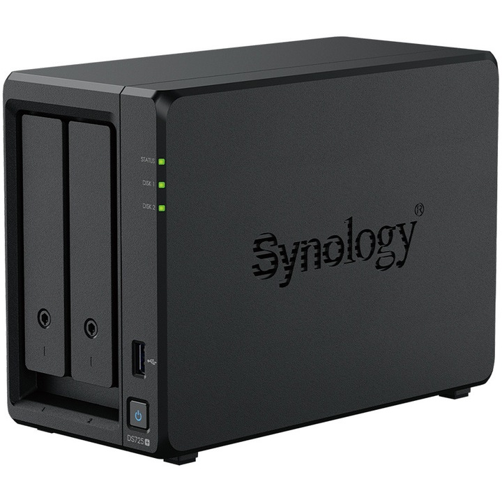 Hálózati Adattároló SYNOLOGY DS725+ 2-lemezes Diskstation AMD Ryzen Embedded R1600 4GB DDR4 ECC SODIMM