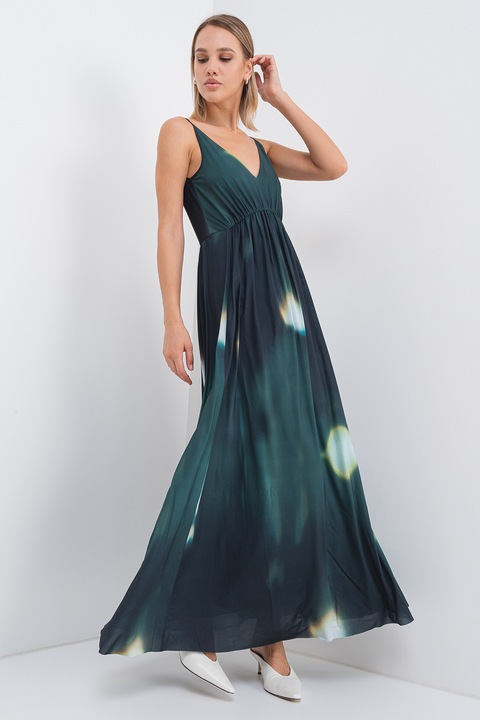 Max&Co, Разкроена дълга рокля, Бледозелен