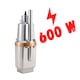 Pompa submersibila cu vibratii pentru apa curata, apa murdara, Lewer®, 600 W, 3/4" racordare, 20 l/min, 1200 l/h debit maxim, 8 m adancime absorbtie, 90 m inaltime refulare, clema de furtun