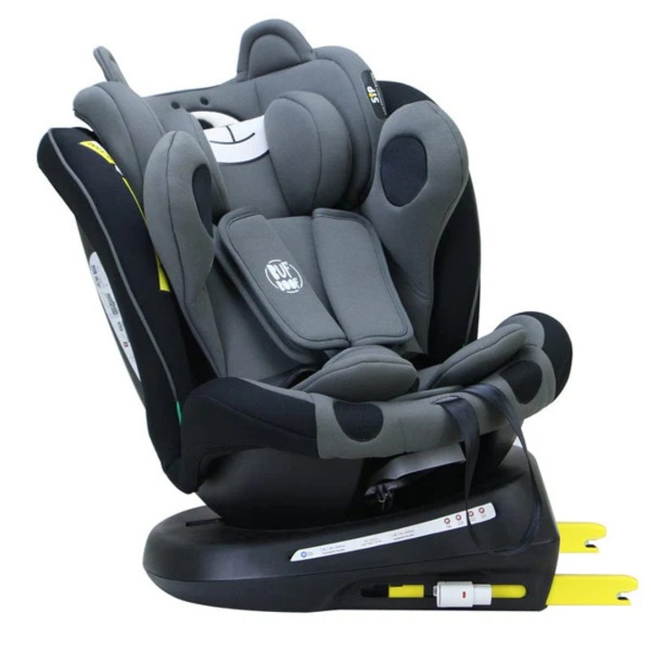 Scaun auto cu Isofix Rotire 360 de grade si pozitie de somn 0-36 Kg 40-150 Cm - gri
