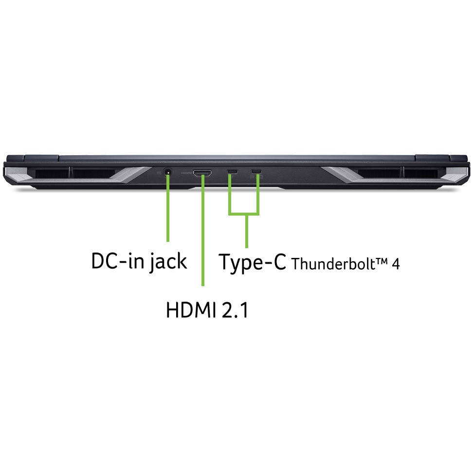 Laptop Gaming Acer Predator Helios Neo 18 AI PHN18-72-95DA cu procesor Intel® Core™ Ultra 9 275HX pana la 5.4GHz, 18'' WQXGA, IPS, 240Hz, 32GB DDR5 RAM, 1TB SSD, NVIDIA® GeForce RTX 5070 Ti 12GB GDDR7 No OS, Abyssal Black