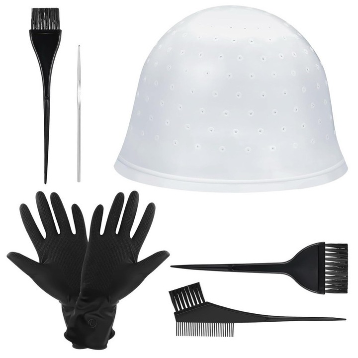 Шапка за кичури за многократна употреба, Ingrid, 30.5x22см, силикон