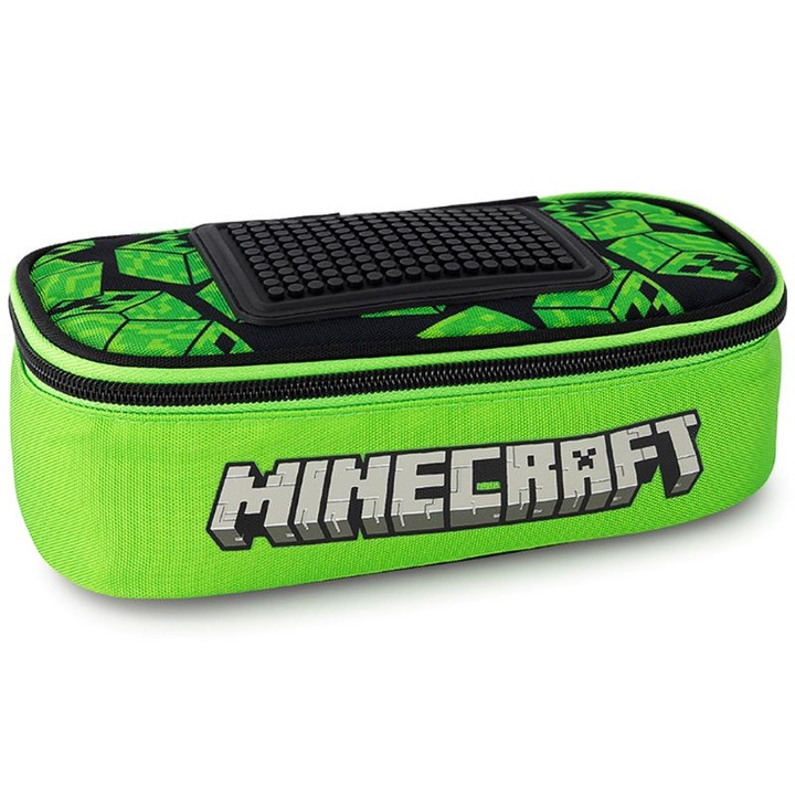 Ученически овален несесер Minecraft Creepers