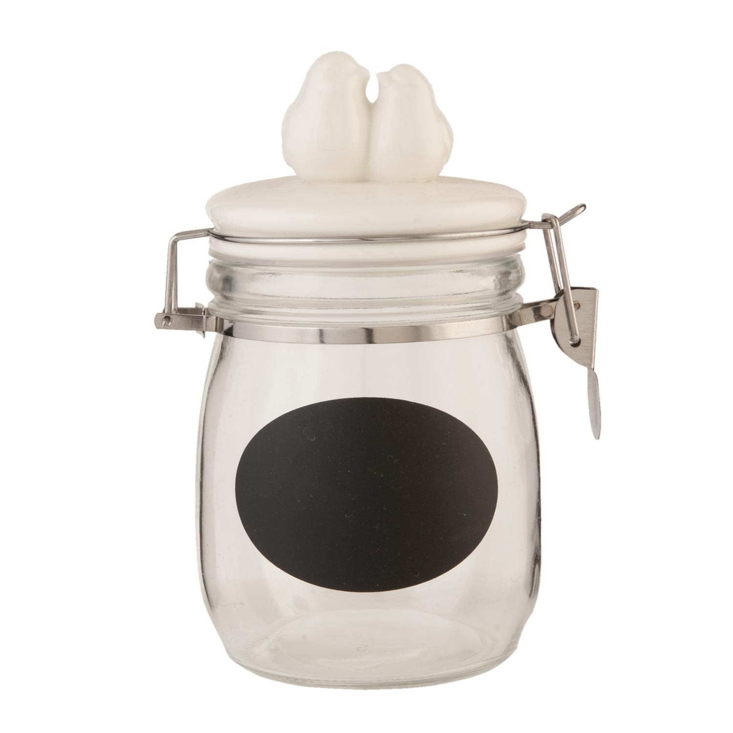 Borcan pentru depozitare 13*13*18 cm, Clayre & Eef