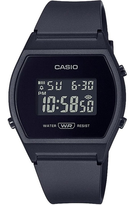 Ceas Damski Casio LW-204-1BDF, negru, 35x39mm, waterproof 50m, set cu BOX