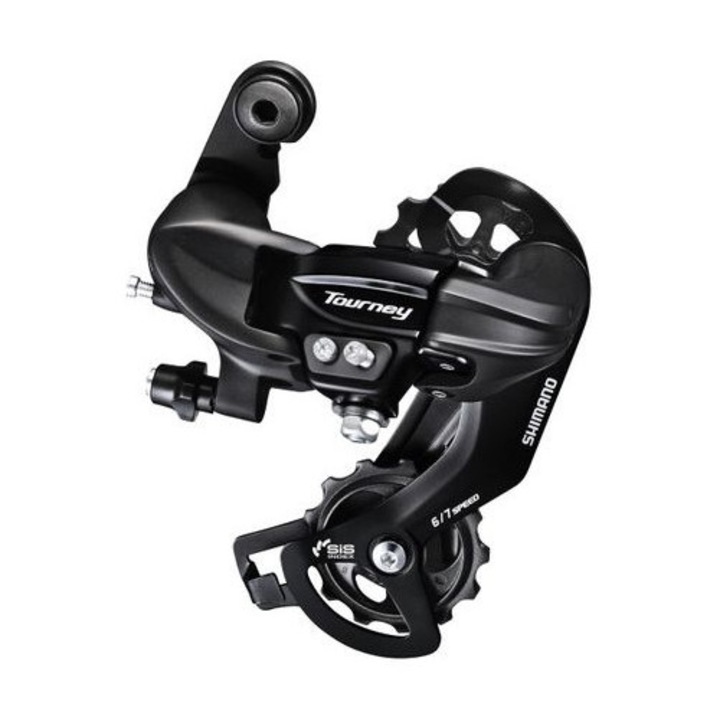 Schimbător Spate Shimano Tourney RD-TY300, 6/7 Viteze, Capacitate 43T, Negru