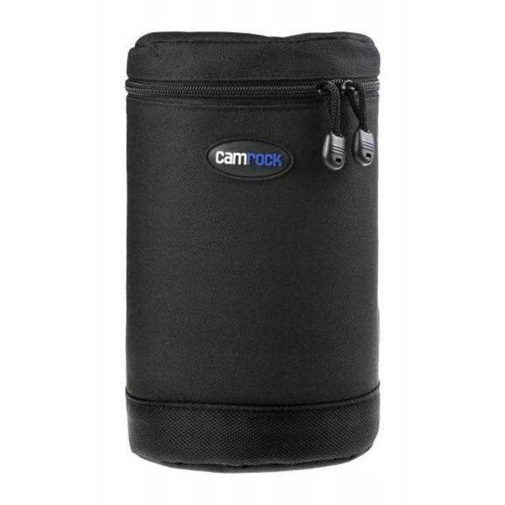 Husa pentru obiective, Camrock, L240, 24 x 15 cm, 200 g, impermeabila, cu buzunar interior, cu sistem de prindere cu curea, cu fund dublu, nailon 1600d txp, constructie ranforsata, compatibila cu obiective Canon, Pentax, Olympus, Sigma, Sony, Tamron, acce